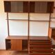 Étagère scandinave en teck modulable