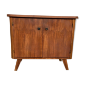 Bahut vintage - noyer - 50/60 - style scandinave