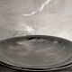 Ceramic round serving dish of the Salins 50s, service "Golf-Juan"