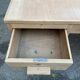 Bureau administratif extensible rénové en chêne du XIXème 130cm