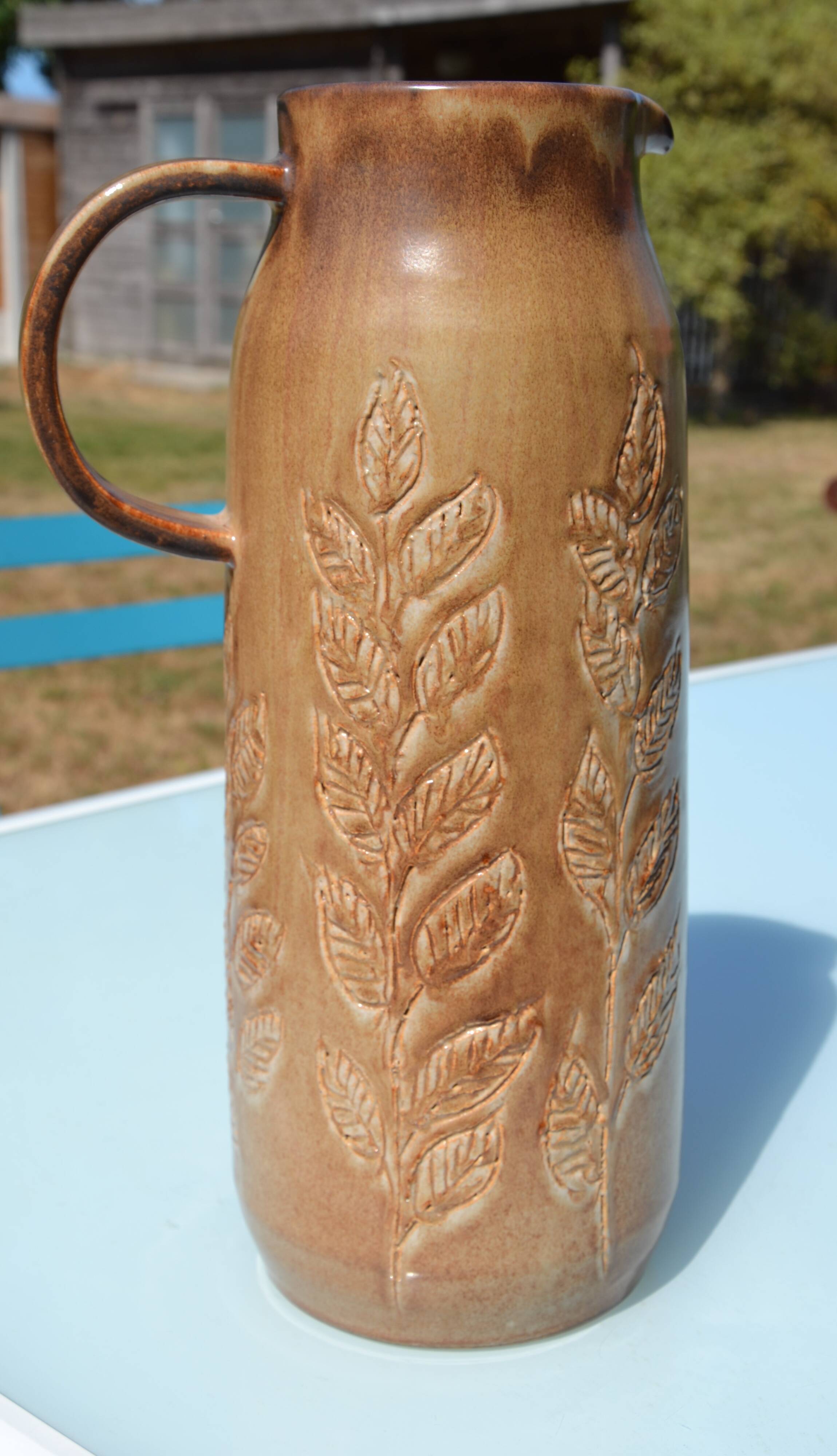 Vase/jug Denise and Michel Pointu "art ceramic high fire"