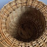 Basket hides wicker pot