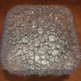 Vintage bubble glass ceiling light, 70s
