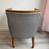 Art Deco Style Barrel Armchair