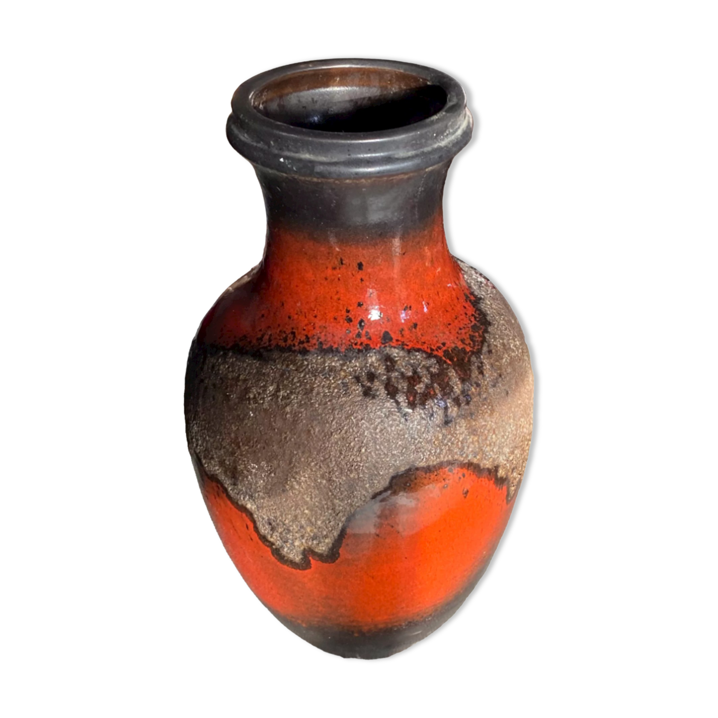 Vase fat lava Carstens Tonnieshof