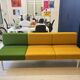 Ensemble de canapés modulaires Actiu — jaune moutarde & vert