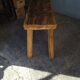 Bench 140 cm old patinated solid wood