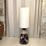 Lampe de sol années 70 en céramique