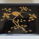 Lacquered wooden jewelry box