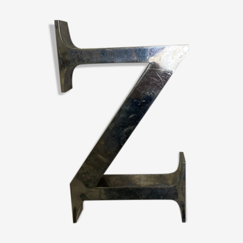 Lettre d'enseigne "Z" vintage