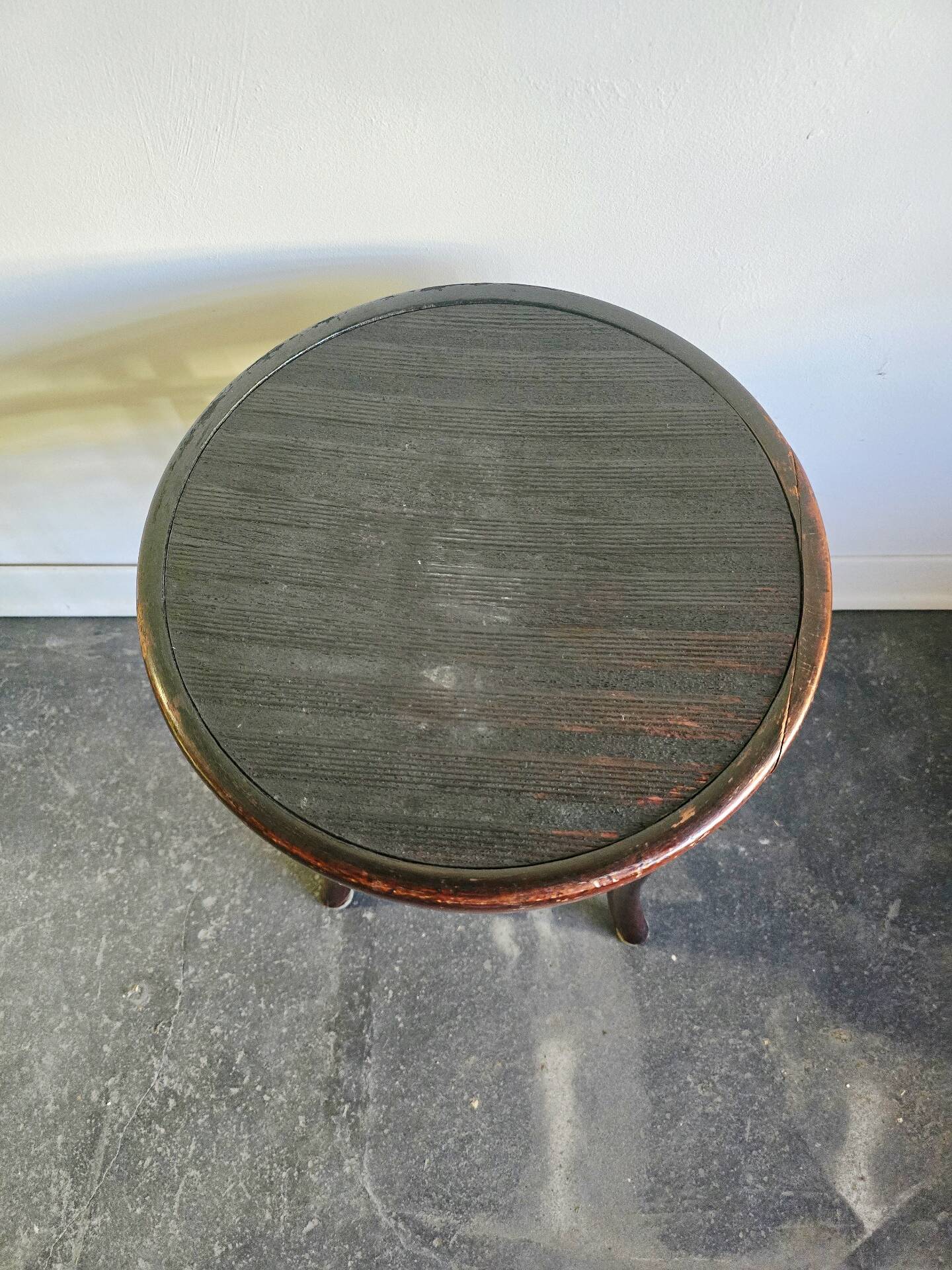 Antique Trieste Bentwood Stool 1920s Österreich Beech Wood Thonet St