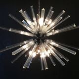 Sputnik crystal prism chandeliers - 50 prisms