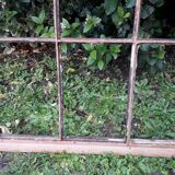 Industrial arched metal windows L73xH110 19th century glass roof