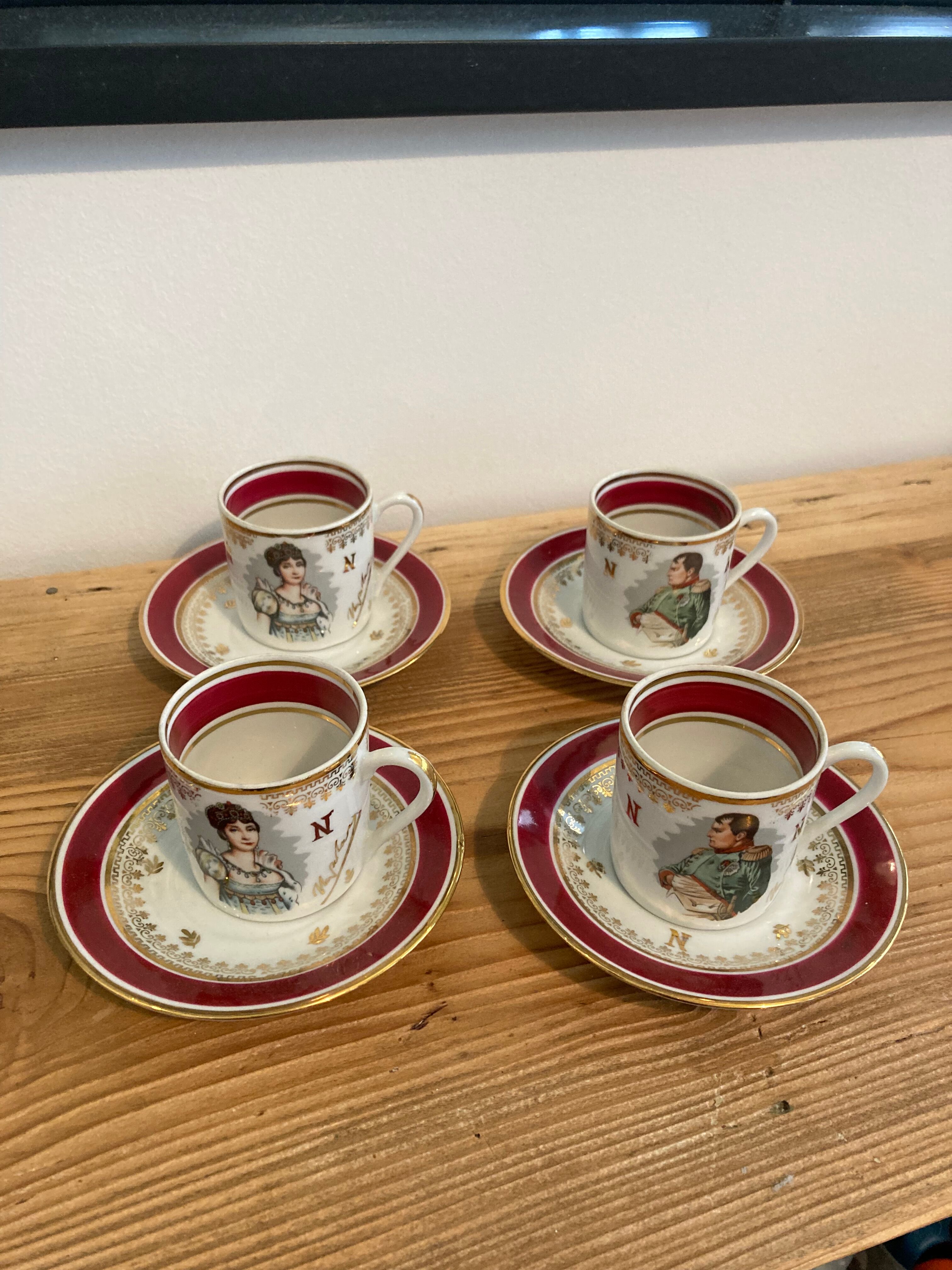 Napoleon and Josephine coffee service set
