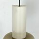 Mid-Century Harvey Guzzini pendant from 1960s. Labeled.