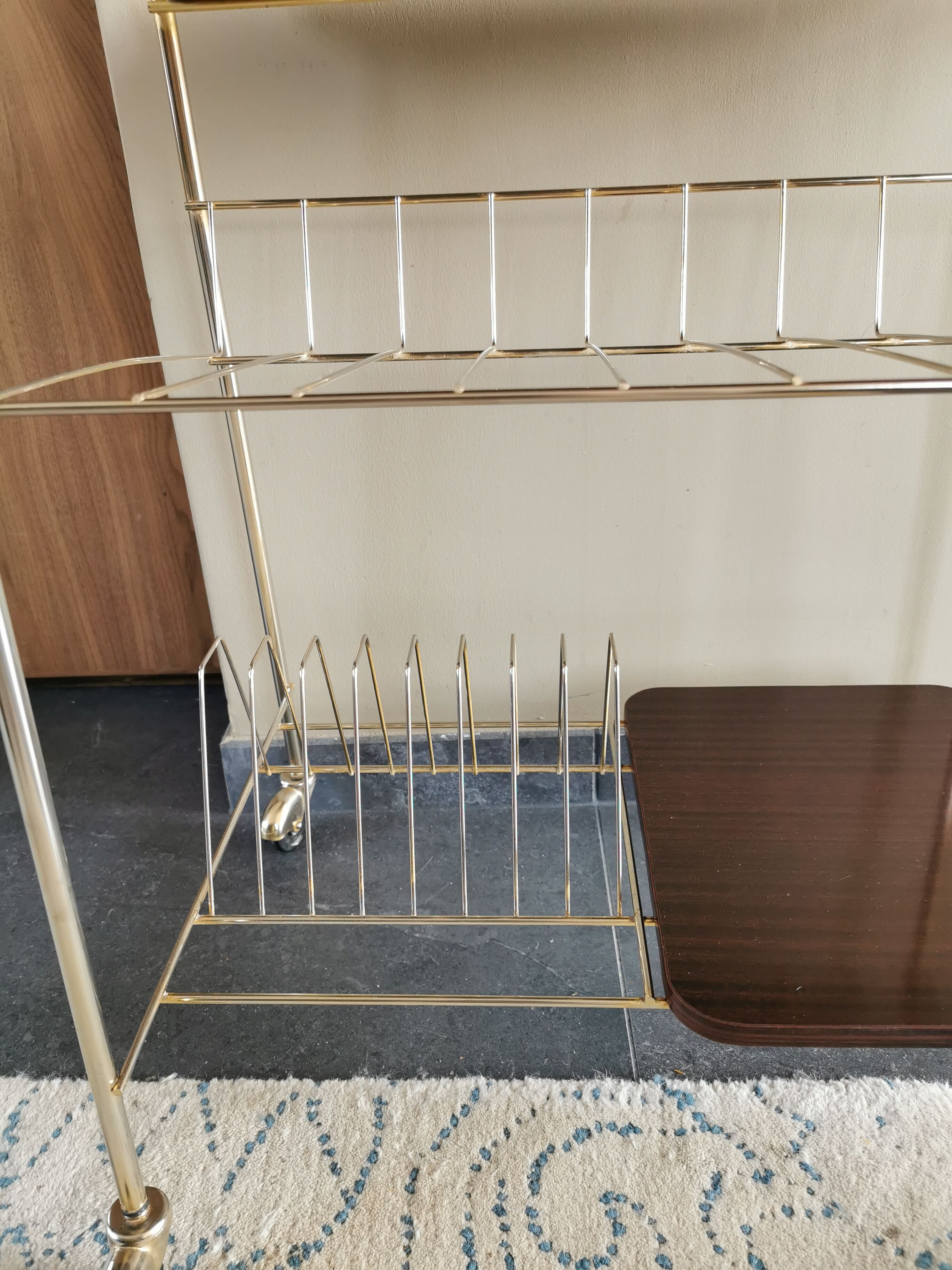 Vintage dessert formica and brass