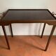 Folding table top in wood and tuya burl, 1930/40, brand "Platotable"