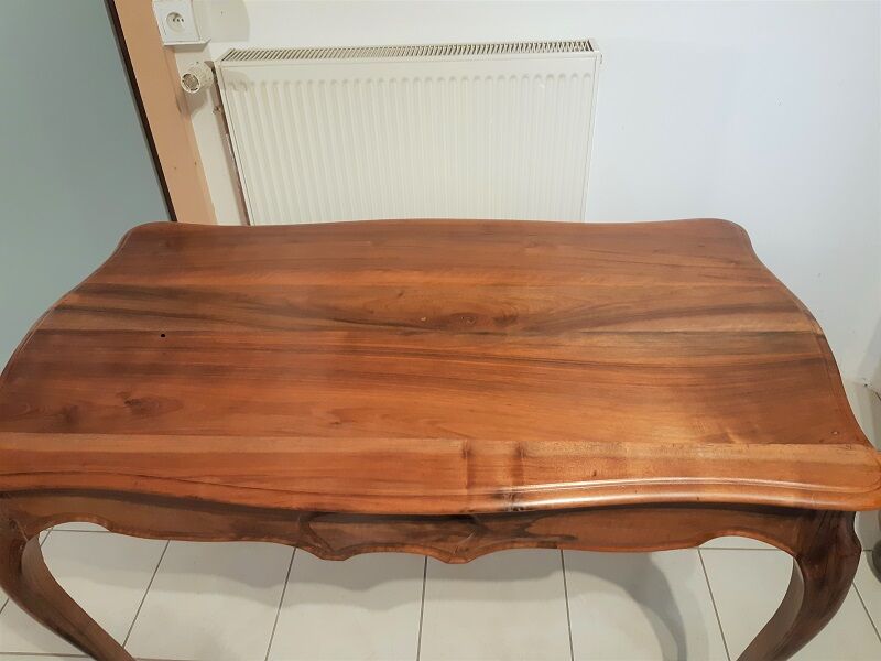Louis XV solid walnut table