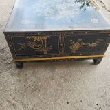 Table basse chinoise avec 4 tiroirs