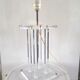 Lamp base design David Lange model Crystal 70s