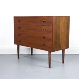 Commode en teck par Hansen et Guldborg, années 1960.