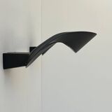 Applique Artemide Mesmeri vintage, noir mat, Italie 1980