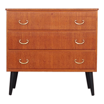 Commode en teck, design suédois, années 1970, fabriqué en Suède