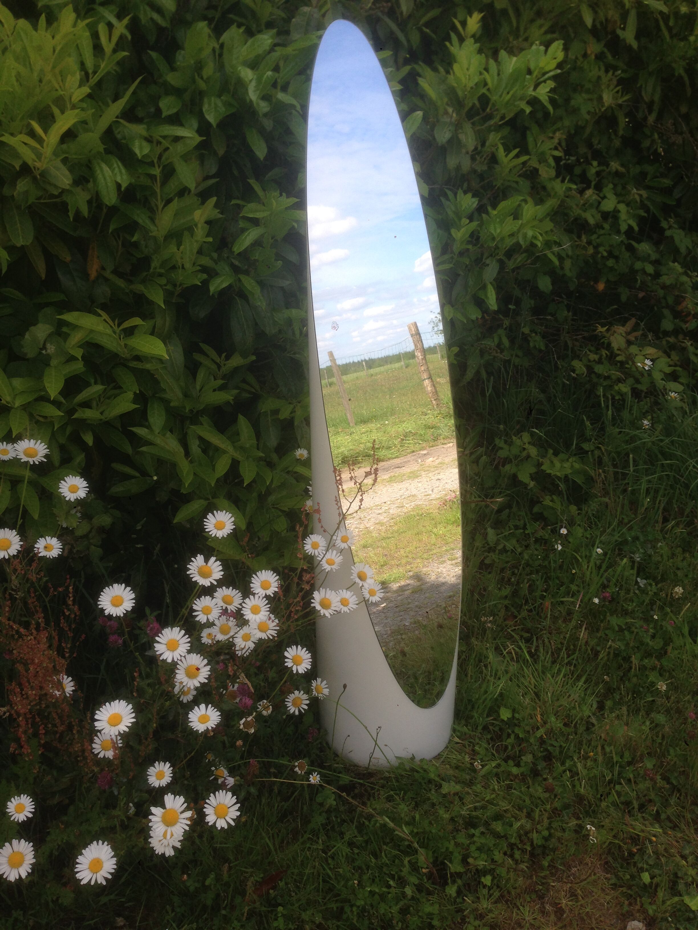 Spyed mirror 32x145cm