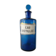 Bottle, pharmacy bottle in blue blown glass