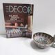 Gray Fat Lava Earthenware Catchall / Videpoche by Lino Zaramella, Signed