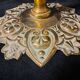 Art Nouveau Style Brass Lamp Base