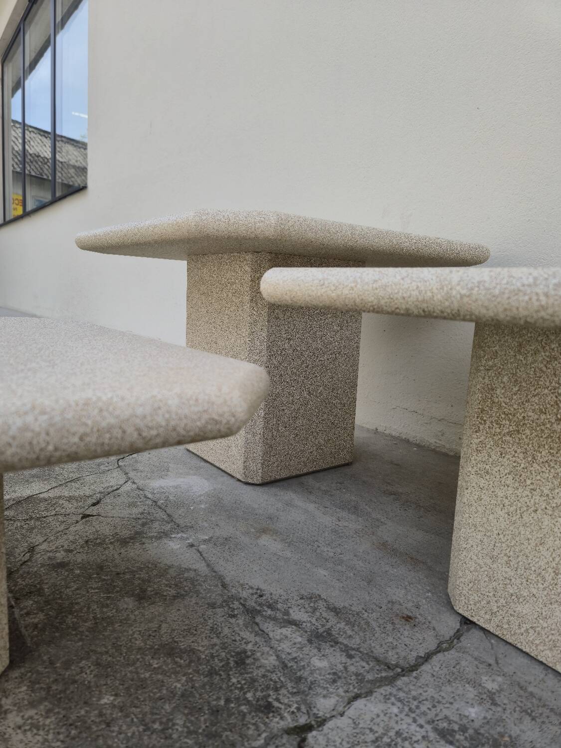 Set of 3 nesting wooden coffee tables, 1970s design