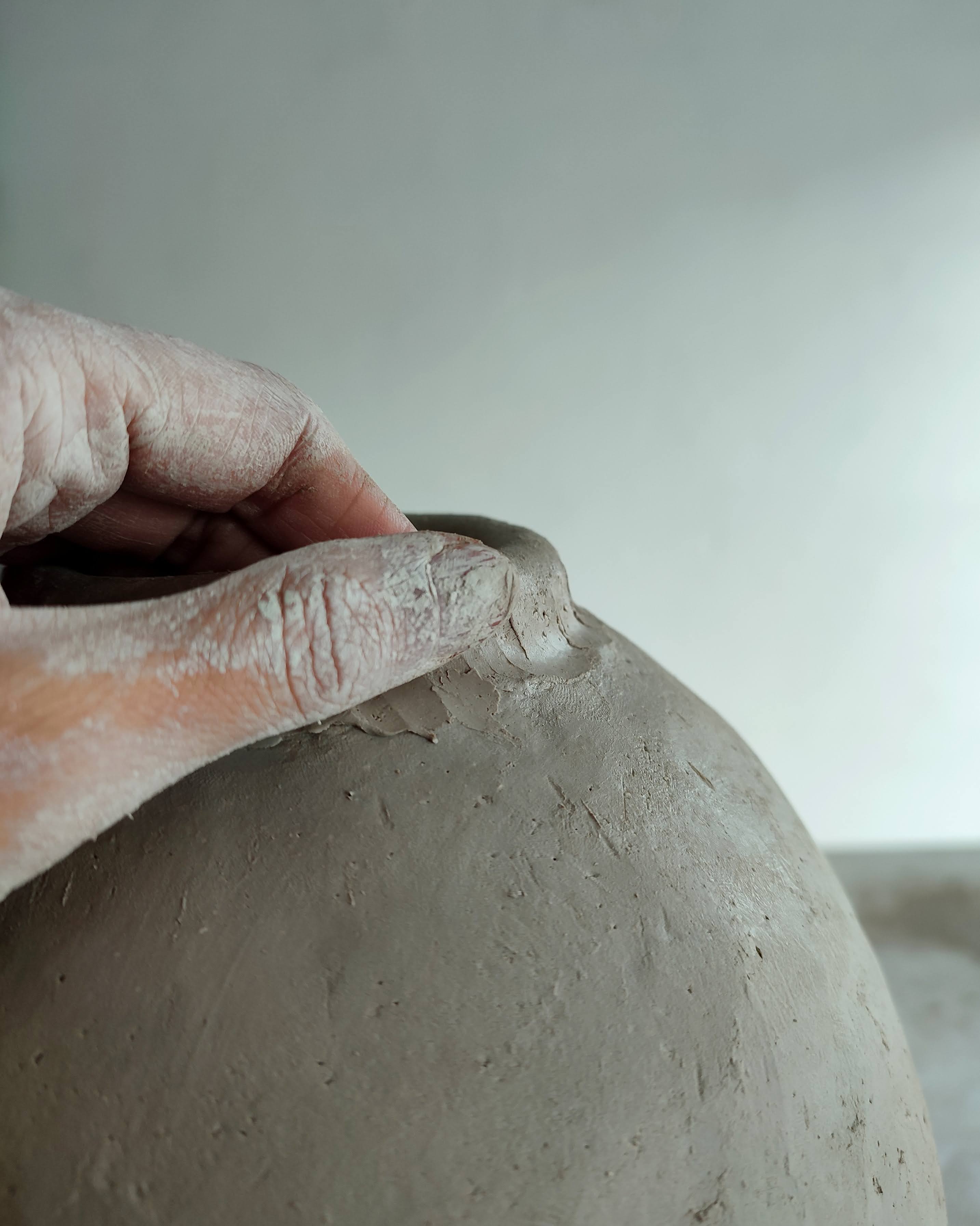 Sandstone vase unique piece