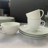 Ensemble tasses théière et pot à lait
