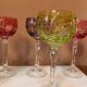 Service de verres à vin en cristal