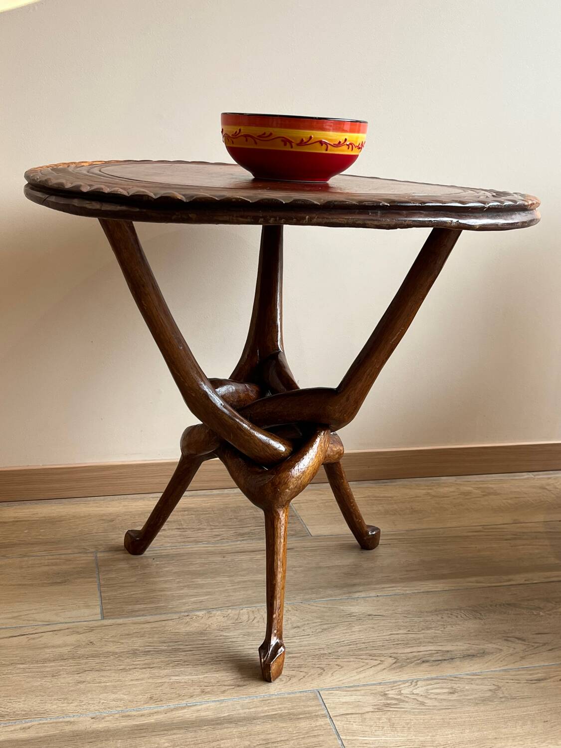 Tribal side table