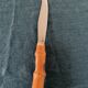 Serving knife with bamboo handle