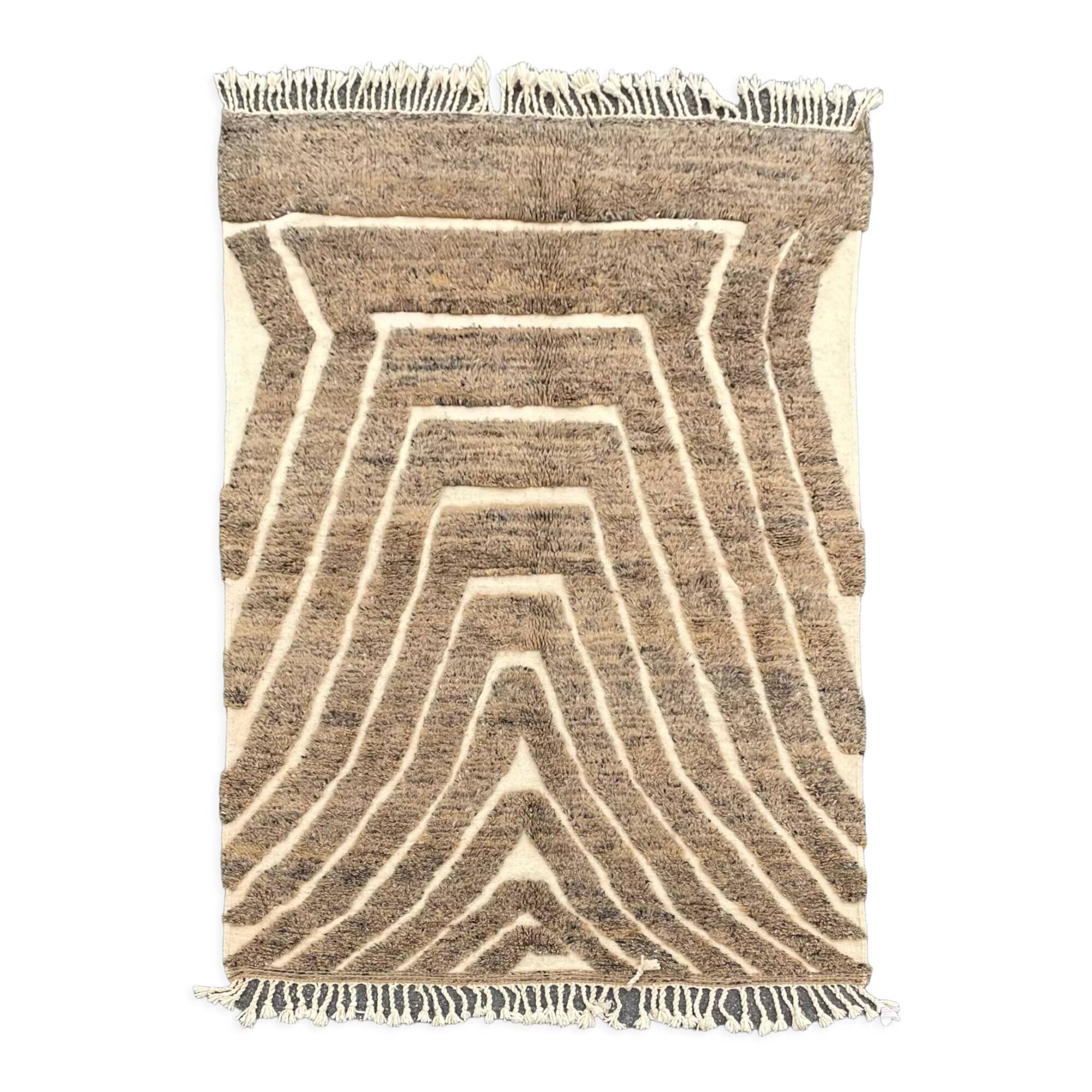 Contemporary berbere rug beni ouarain, 180x270 cm