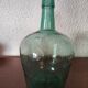 Dame Jeanne Viresa on the bottle neck in Green bubble glass 5 L