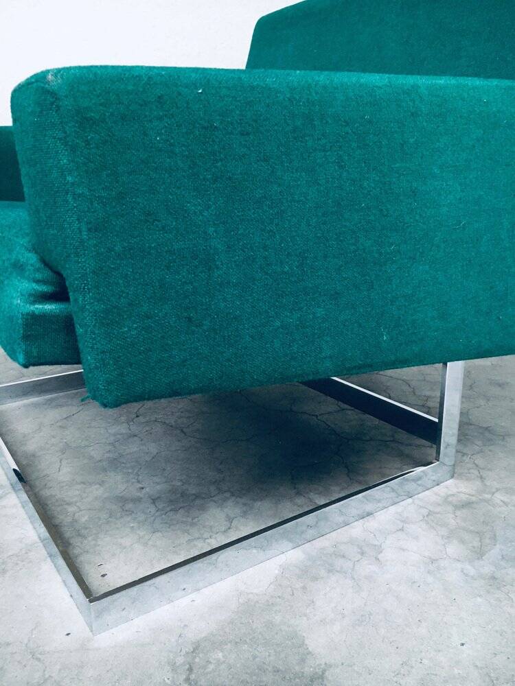 Mid-Century Modern Belgian Floating Lounge Chair, 1960s