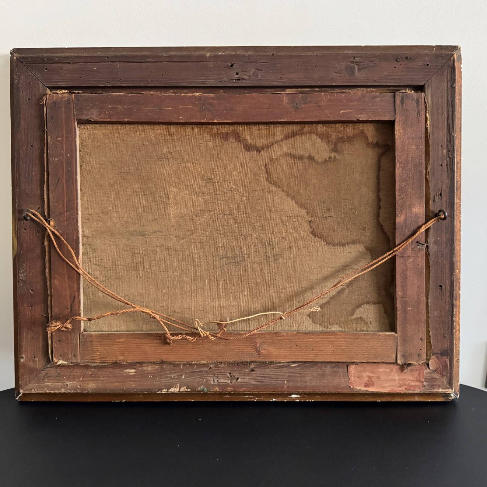 Oil on canvas by M. Rery still life with fruits and vegetables 20th century