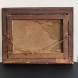 Oil on canvas by M. Rery still life with fruits and vegetables 20th century