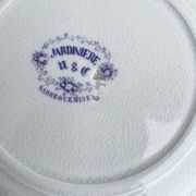 Assiettes dessert Sarreguemines modèle Jardinière XIXEME