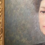 Portrait d’une jeune femme, signé H Mouthier (1880-1975)et daté 1907