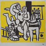 Fernand LEGER: Couple in love and horse, signed lithograph