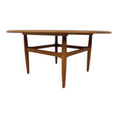 Large Danish coffee table in teak from CFC Silkeborg, 1960s.