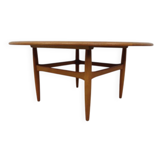 Large Danish coffee table in teak from CFC Silkeborg, 1960s.