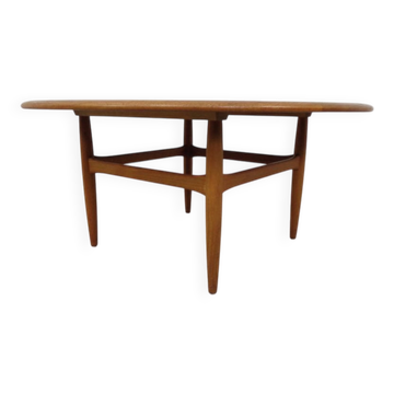 Large Danish coffee table in teak from CFC Silkeborg, 1960s.