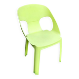 Children's armchair chair rita design by joan gaspar vintage green plastic