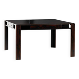 Table attribuée à Gianfranco Frattini en ébène Massacar Italie 1970